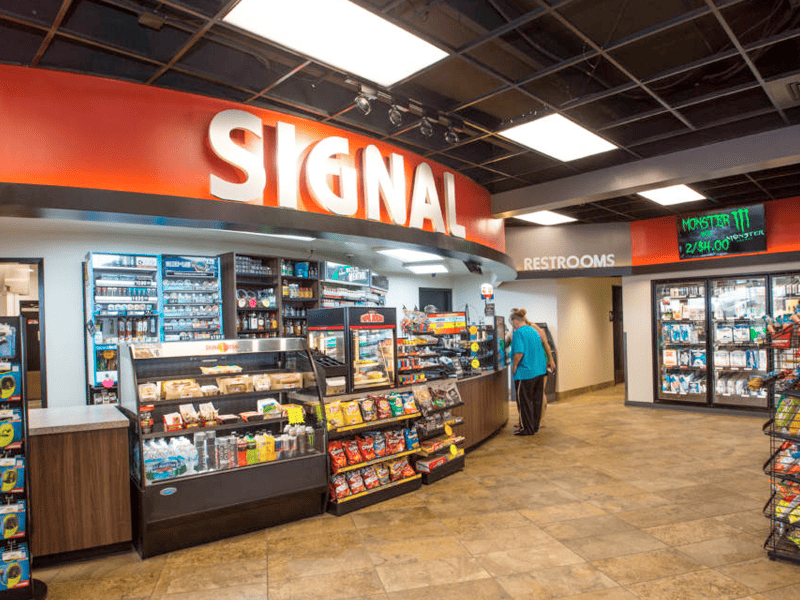 Updated SIGNAL gas station convenience store